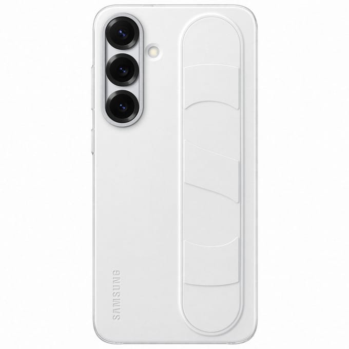 Originele Standing Grip Case voor de Samsung Galaxy S25 Plus - Wit