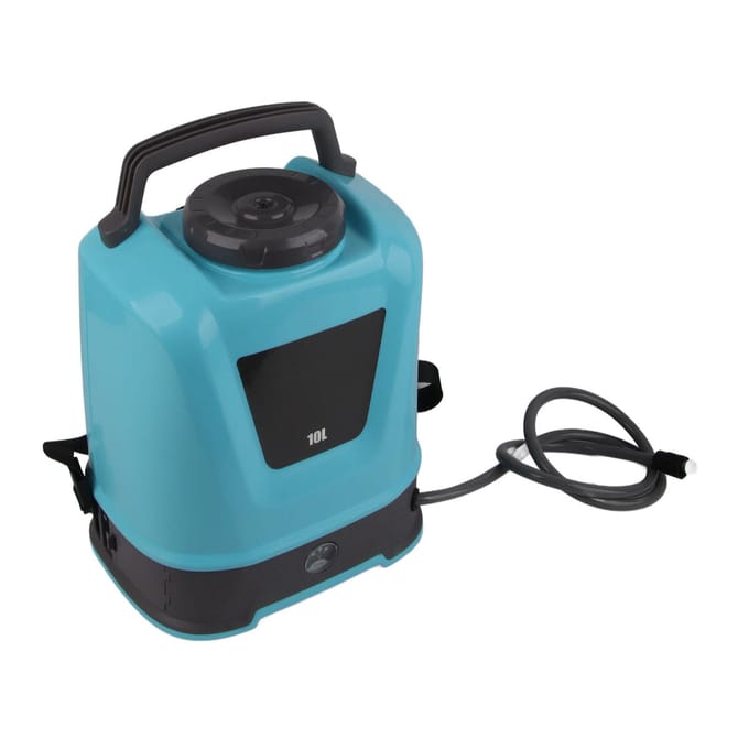 Pulvérisateur électrique bleu rechargeable à batterie de 10 L avec poignée black