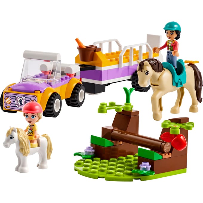 LEGO Friends Paard en pony aanhangwagen Paarden Speelgoed Set voor Meisjes en Jongens 42634