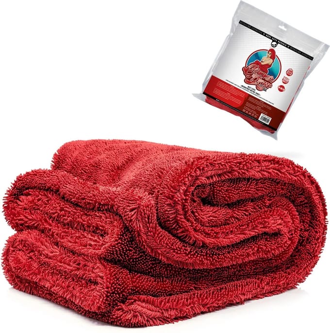 Microfiber droogdoek 50x80cm 1400 GSM, voor in de badkamer, douche Caravan en Camper