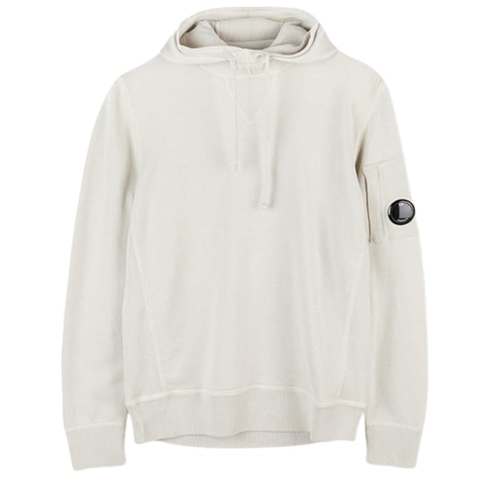 CP Company Lens Arm Beige Hoodie Heren