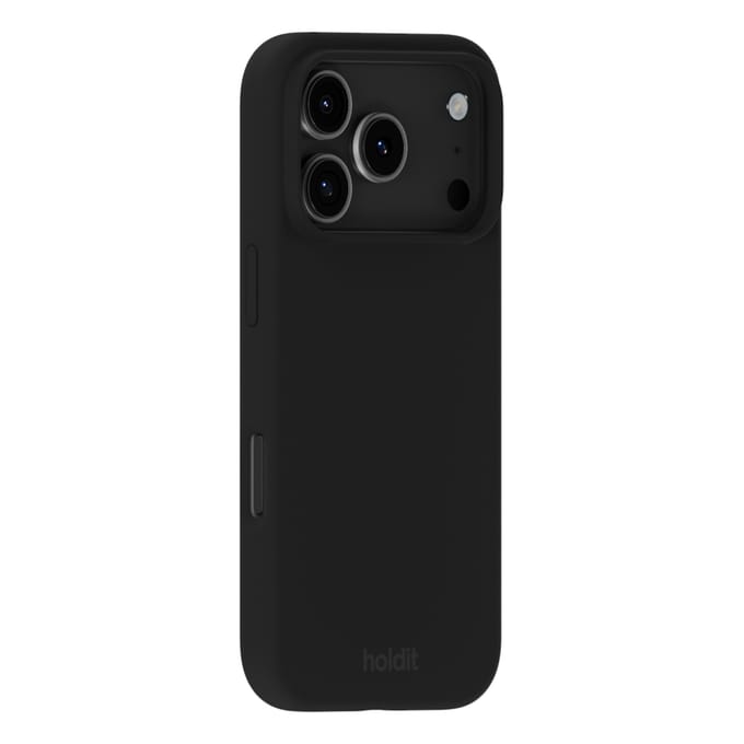 Holdit Silicone Case geschikt voor Apple iPhone 17 Pro Max - Zwart
