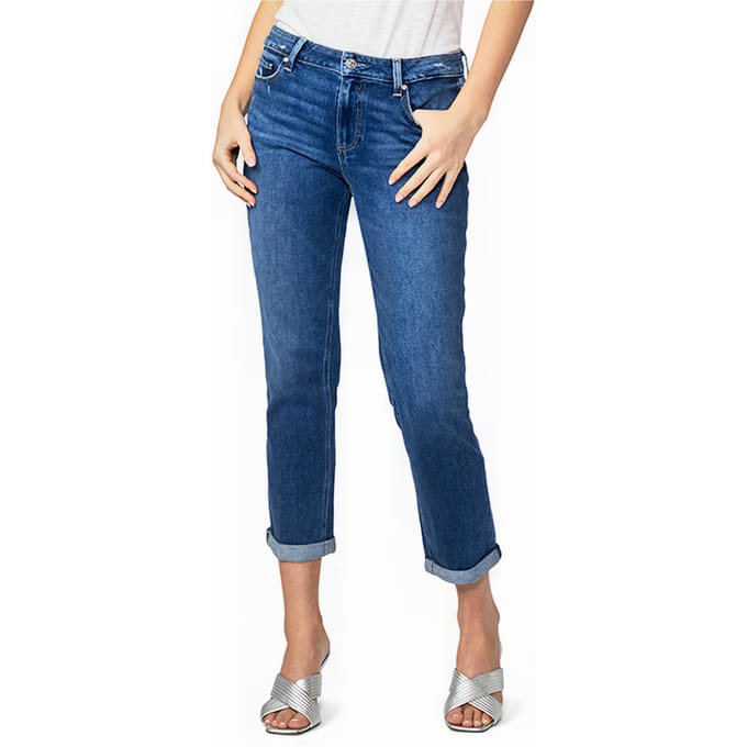 PAIGE Brigitte Eiffel Distressed Taglia: W23 | Jeans straight fit Outlet | Donna
