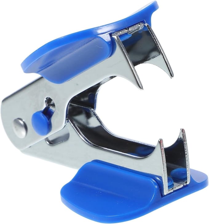 Nietjesverwijderaar - Stapelverwijderaar - Papier Ontnieten - Compact Ontwerp - 5.6 cm - Blauw