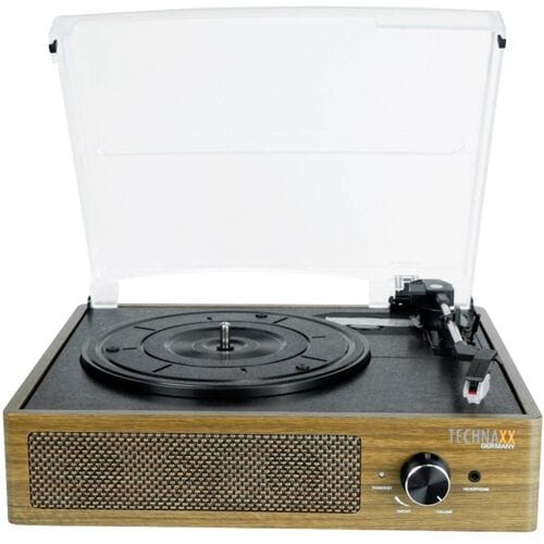 Technaxx TX-186 Retro platenspeler - Bluetooth 5.0 - Met opnamefunctie - Stereo - Bruin