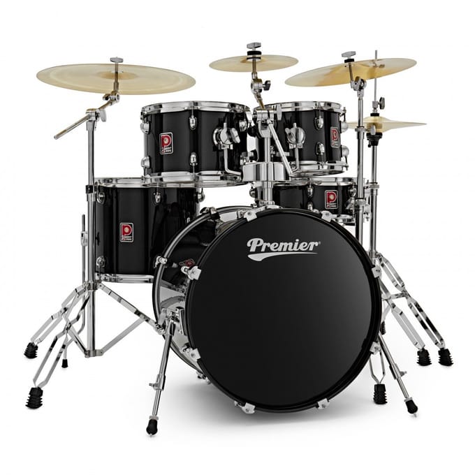 Premier Revolution 20 5-delig Drumstel + Pakket, Zwart