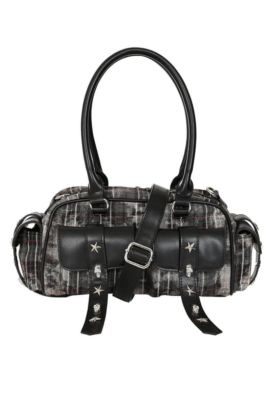 Banned - Gothic Handtas - Worn and Wicked - voor Vrouwen - meerkleurig