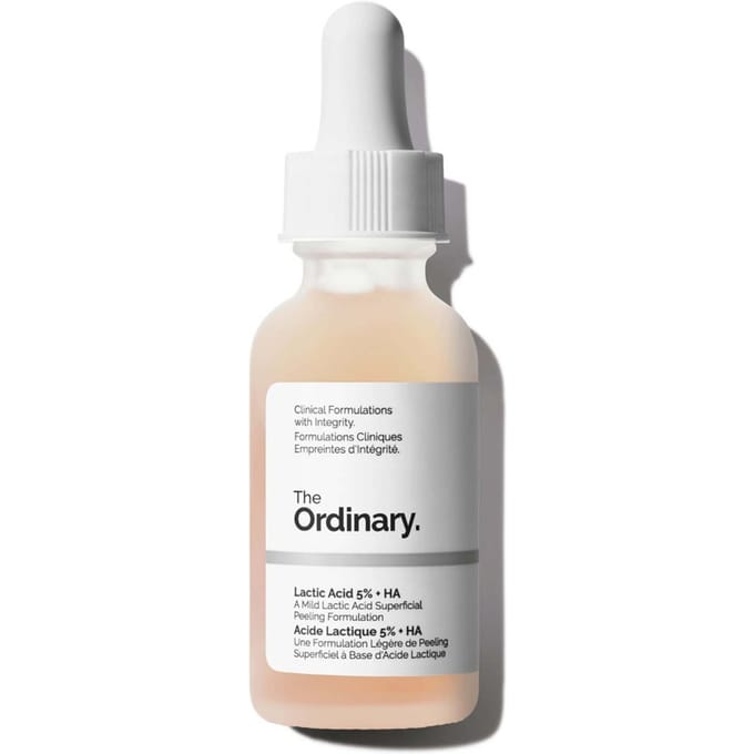 The Ordinary Lactic Acid 5% + HA 2% - Gezichtspeeling serum voor gevoelige huid