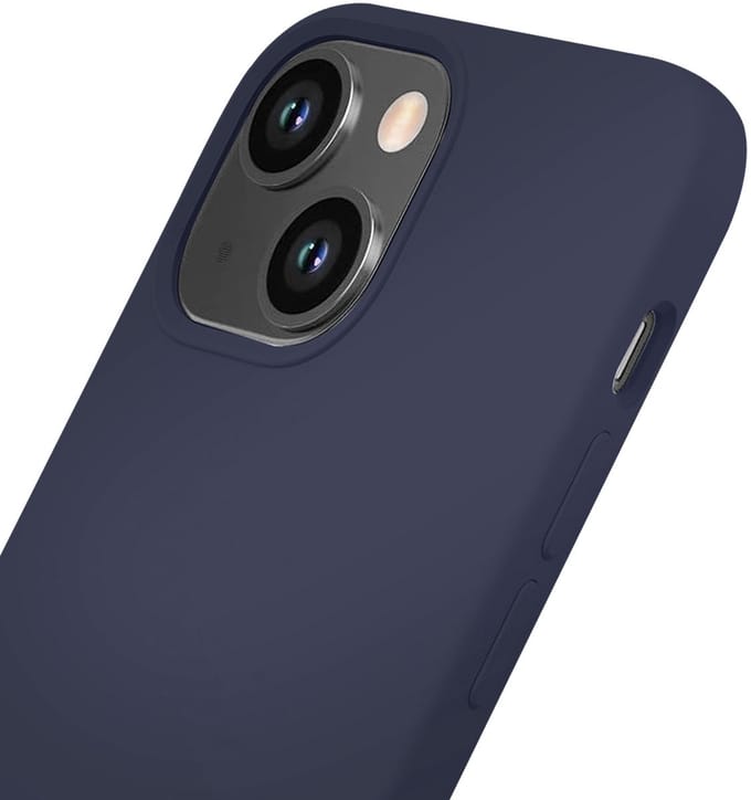 Jaym, Hoesje geschikt voor iPhone 14 - Soft Feeling, Blauw