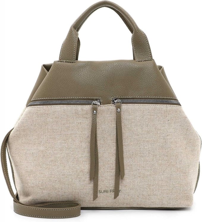 SURI FREY Schoudertas Handtas Betzy Shoulder Bag Khaki Kaki Beige