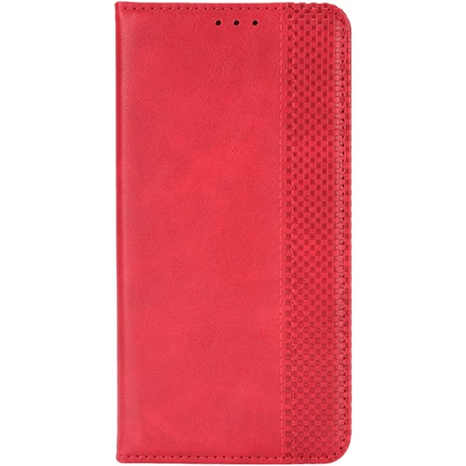 CaseBody Samsung Galaxy S21 Plus Retro Hoesje met Pasruimte Rood
