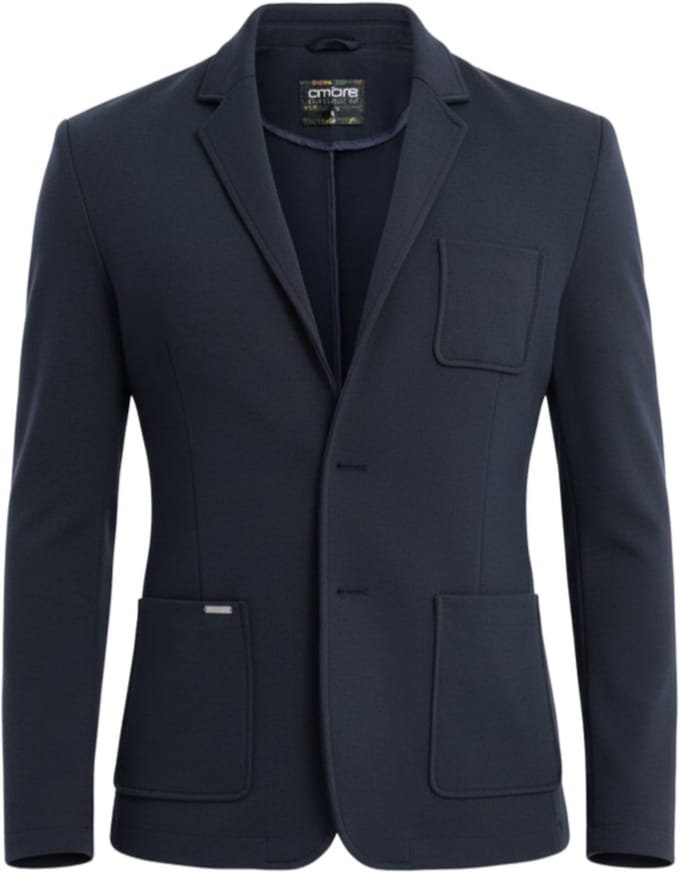OMBRE Blazer - Slim Fit - Lange Mouw - Knopen Marine M
