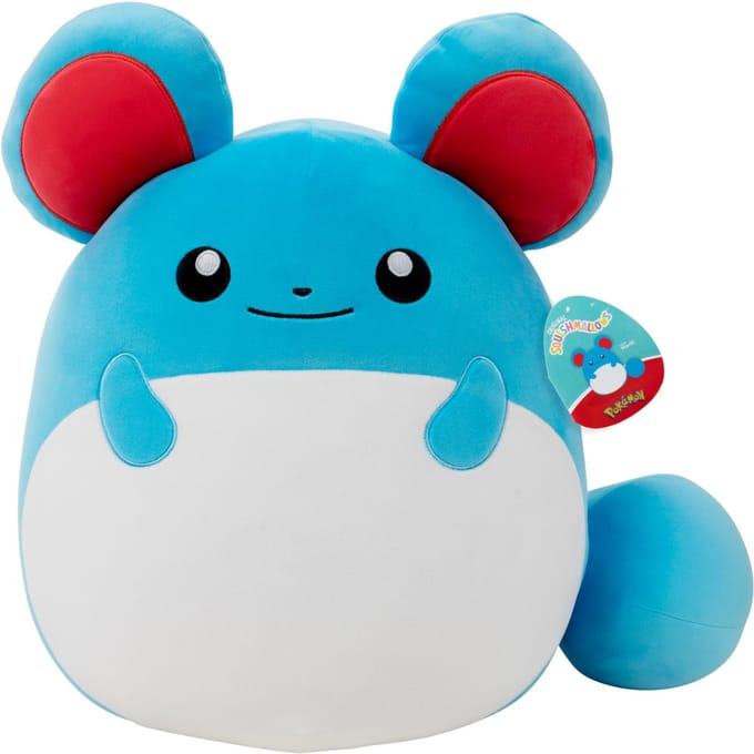 BOTI Pokémon Squishmallow Microbead Pluche 35CM-Marill (Diversen) Nieuw