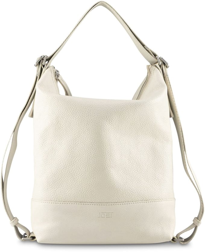 JOST Leren Schoudertas Vika 2-Way Bag White Crème