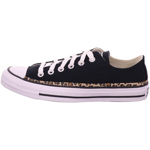 Lage All Stars Converse Zwart Leopard maat 42