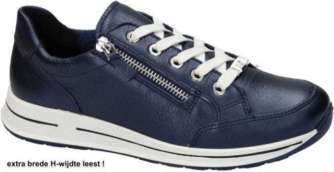 Ara -Dames - blauw donker - sneakers - maat 42