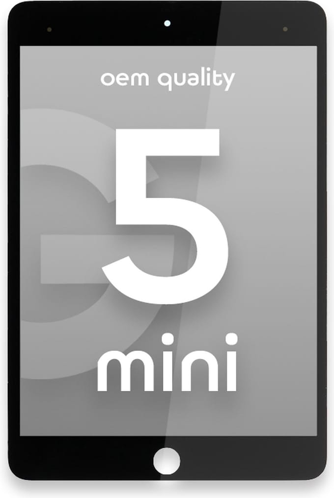 Geschikt Voor Apple iPad Mini 5 Display + Touchscreen - OEM Kwaliteit - Zwart - Vervang Scherm - Scherm - Beelscherm - touchscreen