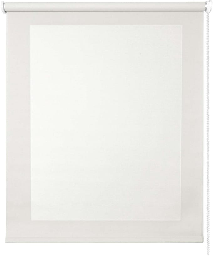 Storesdeco - Screen rolgordijn, doorschijnend, thermische isolatie, Wit 120x250 cm