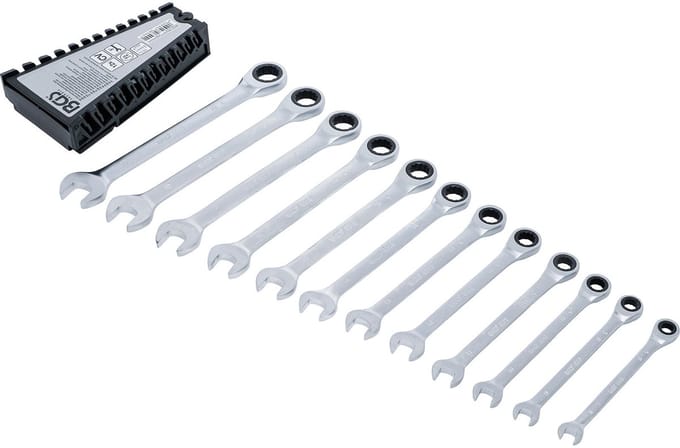 BGS Ringratelsleutelset SW 8 - 19 mm 12-delig - 6544