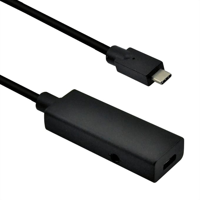 ROLINE USB 3.2 Gen 2 Repeater Kabel, C-C, M/F, 5 m