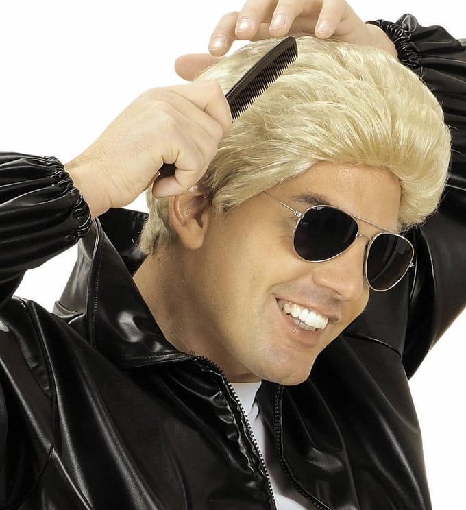 pruik t-birds blond