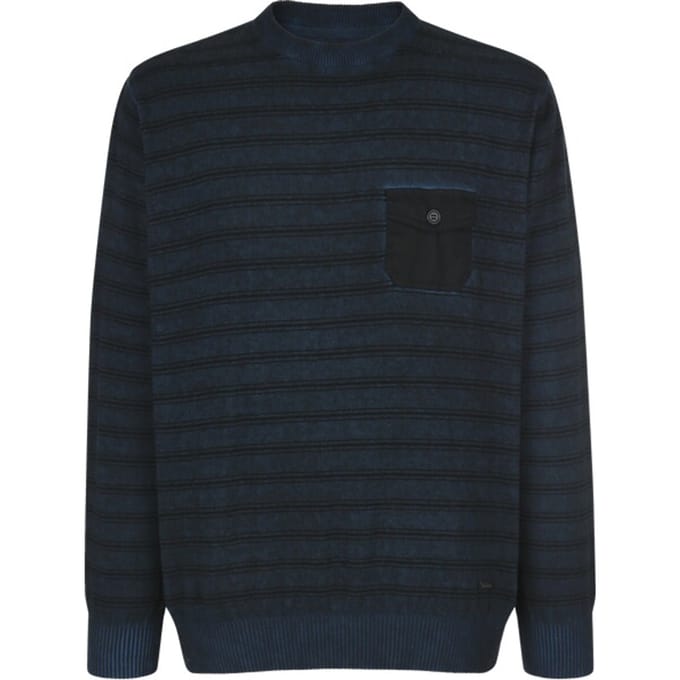 Babista herren Trui - 52 - donkerblauw - Plus Size