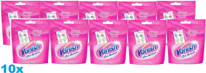 Vanish - Vlekverwijderaar - Poeder - Pink Sachet - 10 x 300g - 10 stuks