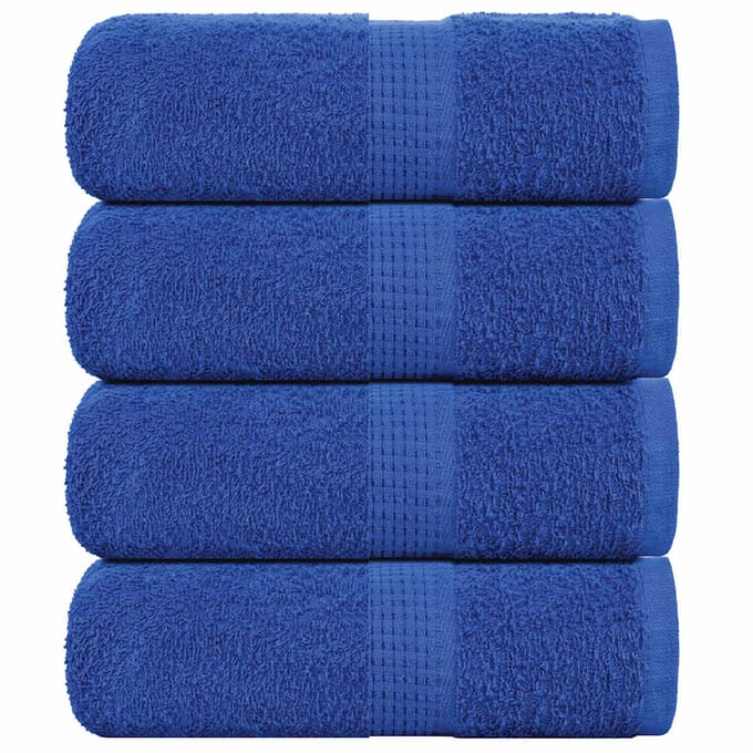 vidaXL - Gastendoekjes - FROGN - 4 - st - 30x50 - cm - 360 - g/m² - blauw
