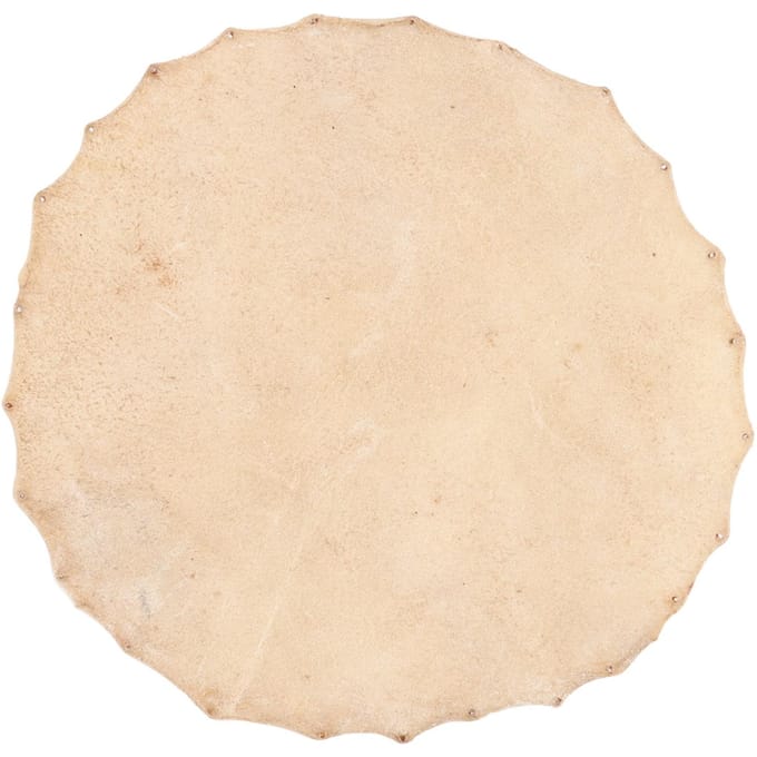 Geitenvel Drumvel voor Bongo Sjamanen Drums Djembe Vervangende Onderdelen Accessoires 36cm Diameter beige