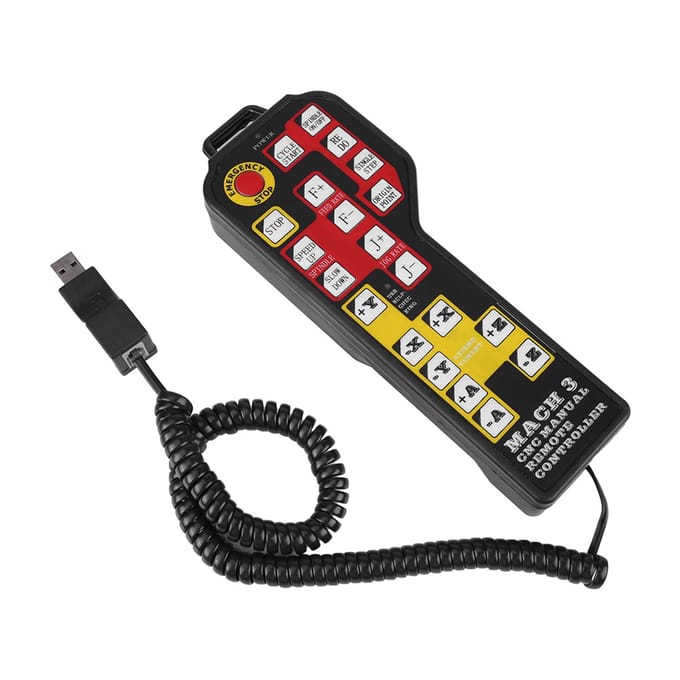 CNC Graveermachine Handmatige Controller USB-connector 4-assige Besturing voor Mach3