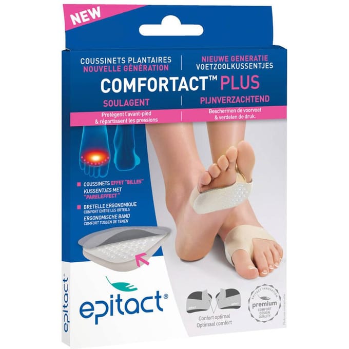 Epitact® Comfortact™ Plus Voetzoolkussentjes Large 1 Verband(en)
