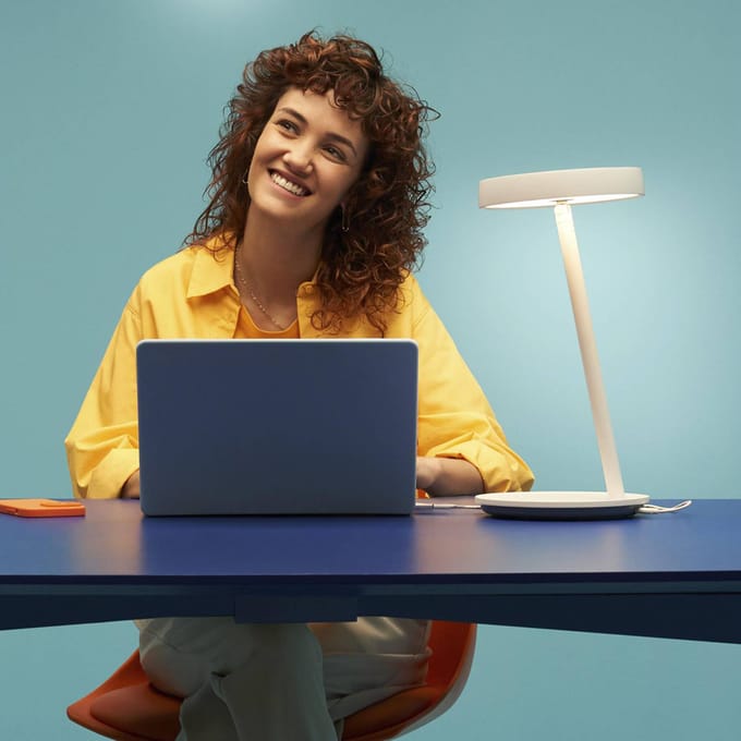 WiZ Bureaulamp - Warm- tot Koelwit Licht - Slimme LED Verlichting - Geïntegreerde LED - Wi-Fi