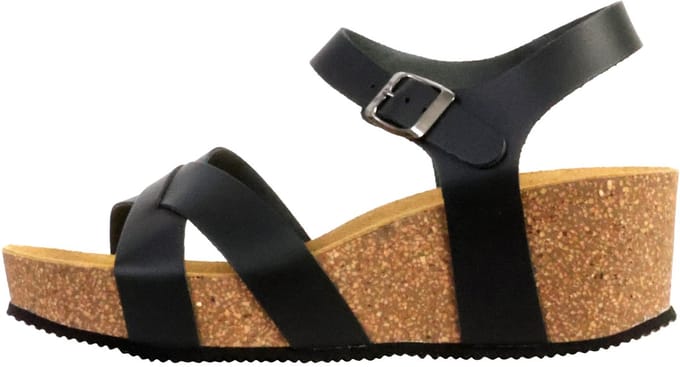 Leren sandalen met sleehak van Noga Ety Edge