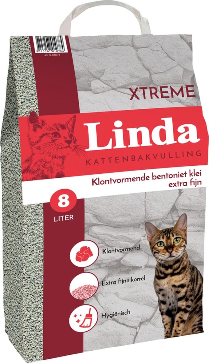 Linda Xtreme Kattenbakvulling - 8 liter - Klontvormend