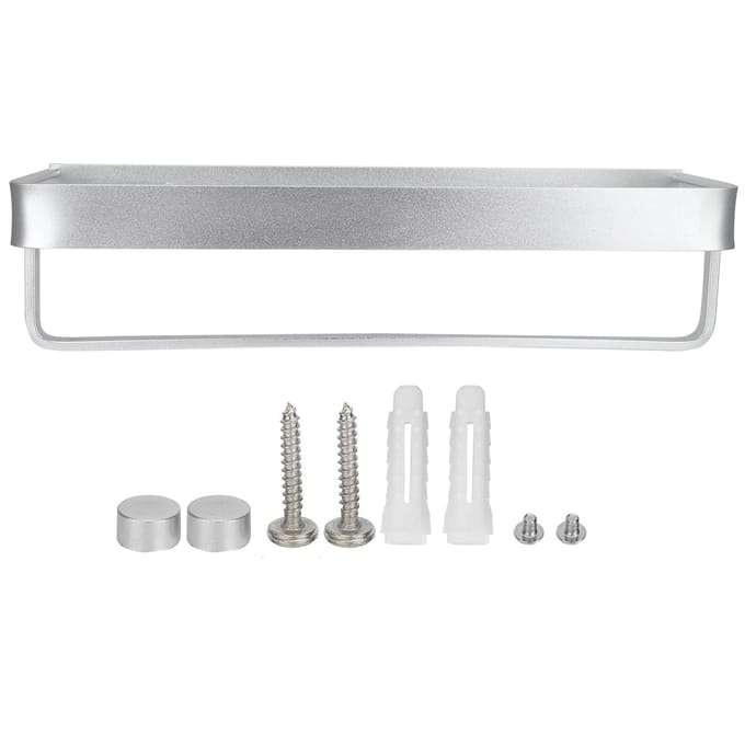 Wandgemonteerd Opbergrek Doucheplank Multifunctionele Opberg Houder voor Keuken Badkamer(40 cm white