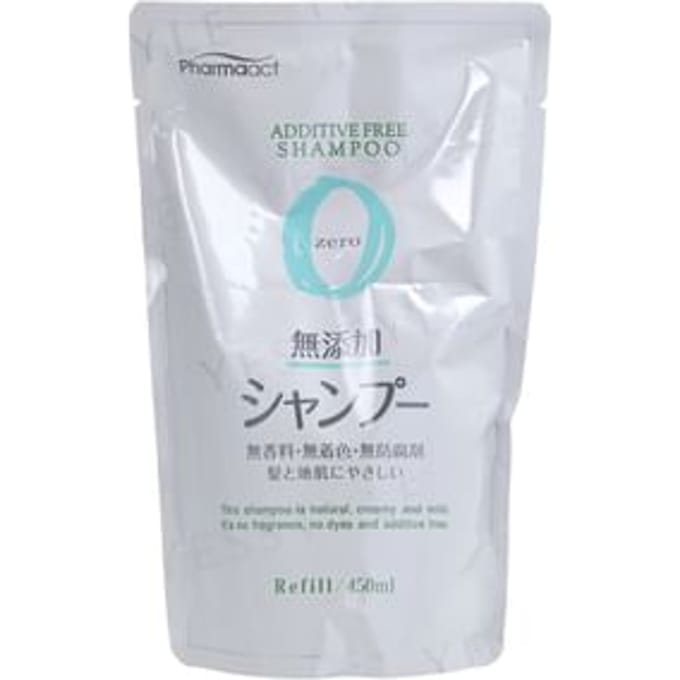 KUMANO COSME - Pharmaact Additive Free Shampoo Refill - 450ML