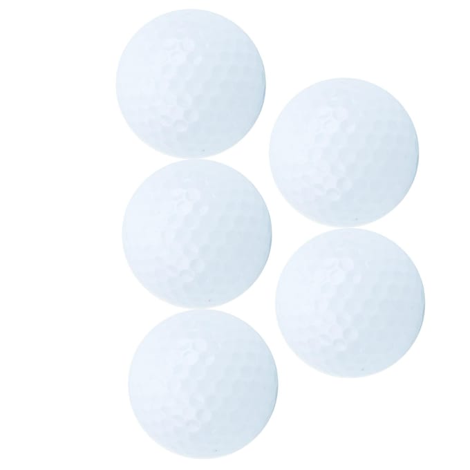 5 Stuks Set Drijvende Oefen Golfballen Water Golf Sport Training Accessoire Binnen Buiten white