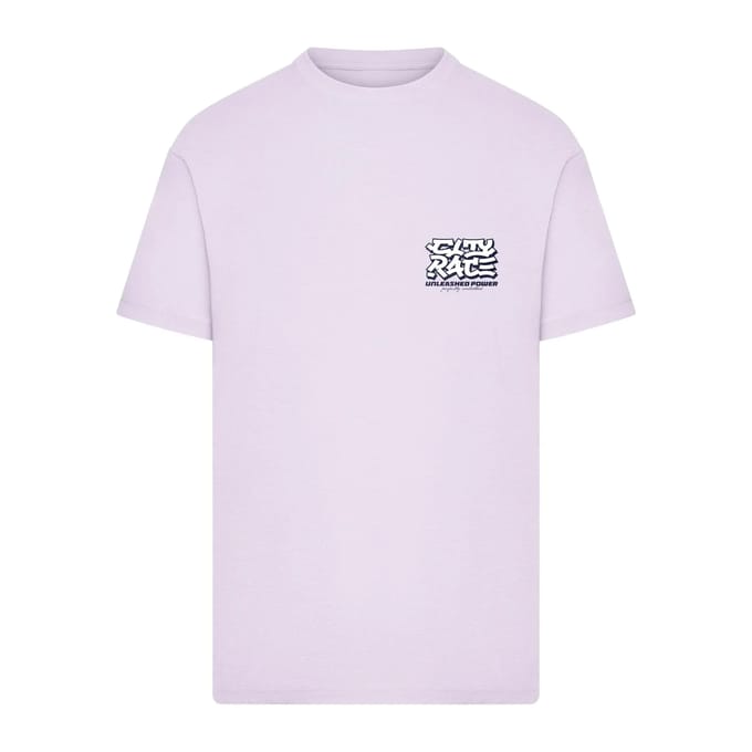 Mister Tee - City Race Unleashed Power Heren Tshirt - M - Lila