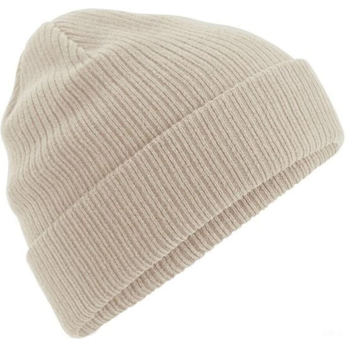 Beechfield Biologische Katoenen Beanie (Zand)