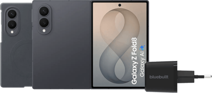 Samsung Galaxy Z Fold 8 256GB Zwart 5G + Accessoirepakket