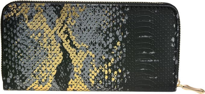 Juleeze Portemonnee 10x19 cm Zwart Kunstleer Rechthoek