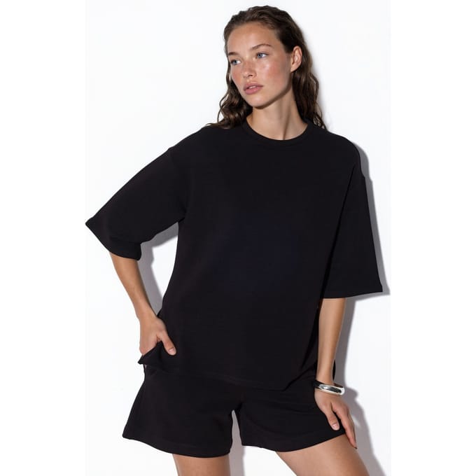 Dames Losse Crew Neck T-shirt