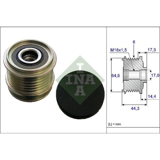 Schaeffler Ina Generator vrijloop INA 535 0130 10
