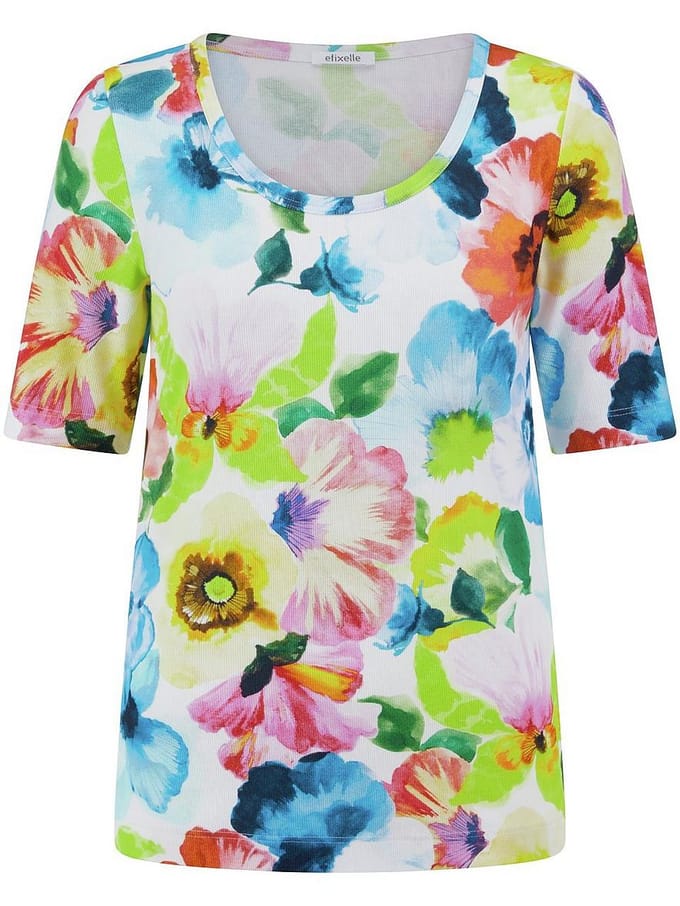 Shirt ronde hals Van Efixelle multicolour