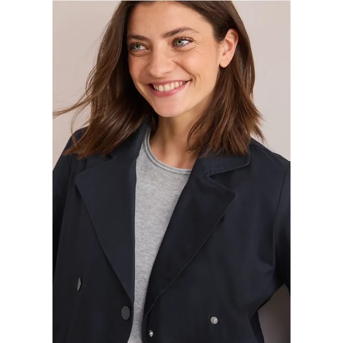 Korte trenchcoat