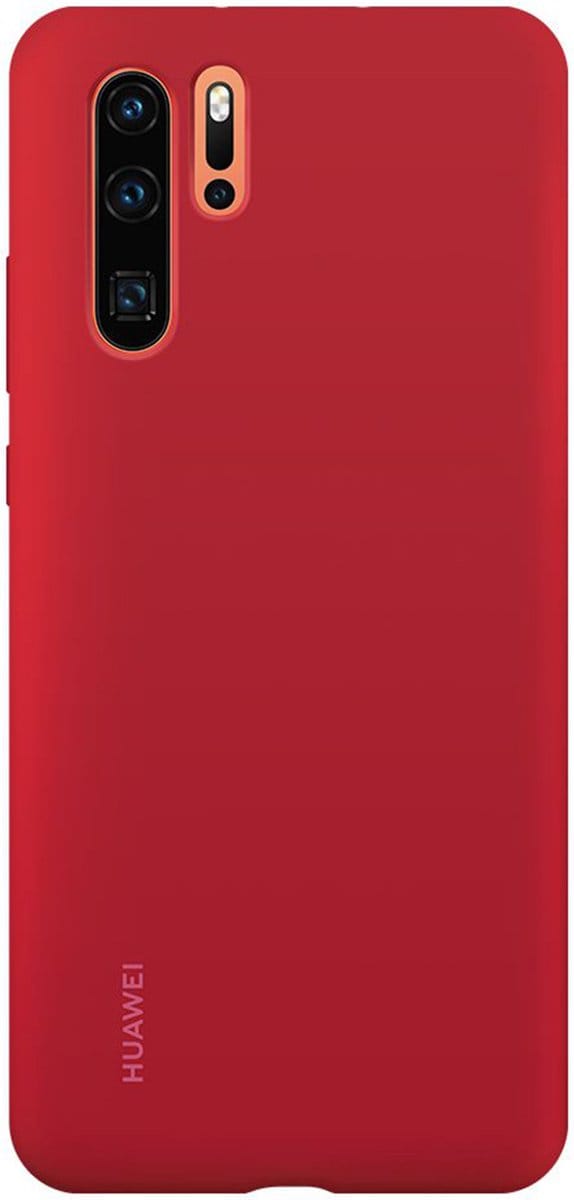 Huawei silicon case - Red - for Huawei P30 Pro