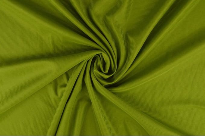 Tricot voering - 1 meter - Mosgroen - Per meter - Charmeuse stretch voering - 160cm breed