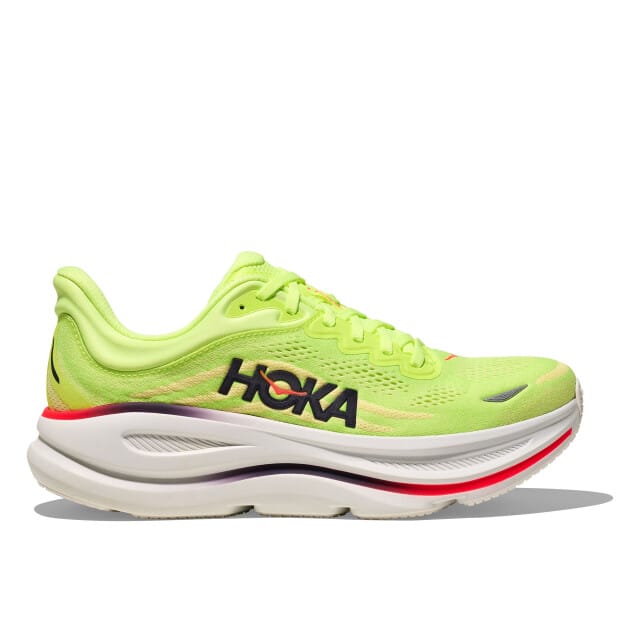 Hoka Bondi 9 Sneakers Heren - Geel - Maat 45 1/3 - Mesh/Synthetisch