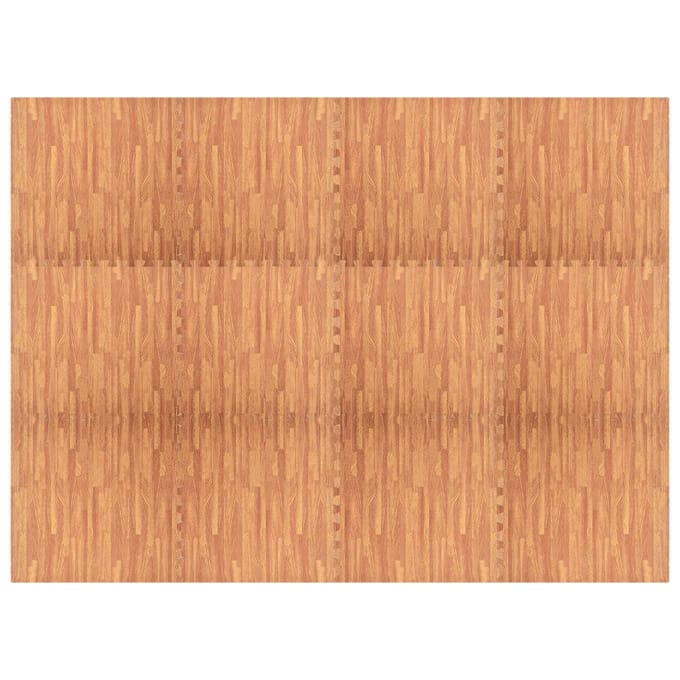 vidaXL - Vloermatten - 12 - st - 4,32 - ㎡ - EVA-schuim - houtnerfprint