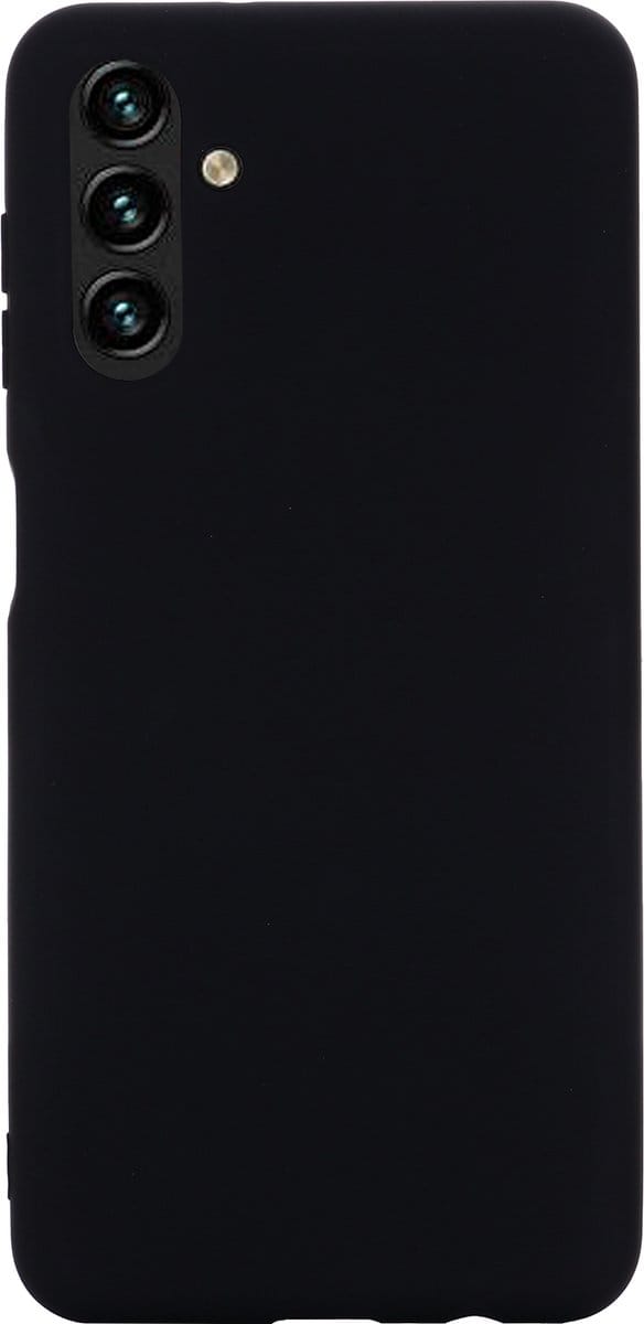Geschikt voor Samsung Galaxy A13 5G Hoesje - Zwart Siliconen Case